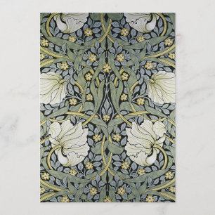 William Morris - Pimpernel  Wallpaper Design Invitation