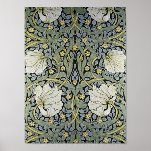 William Morris - Pimpernel  Wallpaper Design Poster