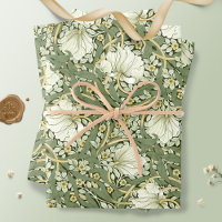 William Morris Pimpernel White Sage Green