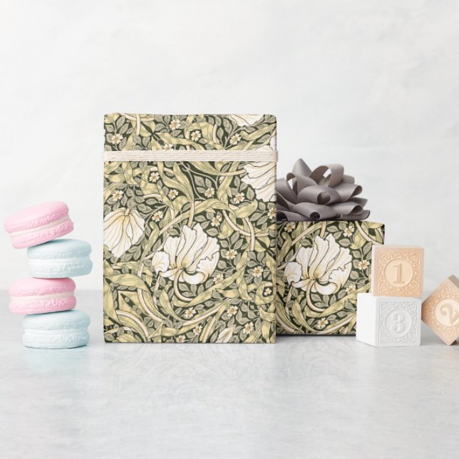 William Morris Pimpernel  Wrapping Paper (Baby Shower)