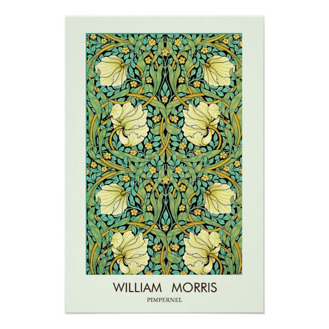 William Morris Pimperrnel Mission Style  Poster (Front)