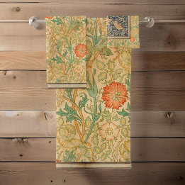 William * Morris Pink and Rose 1896 | Bath Towel Set