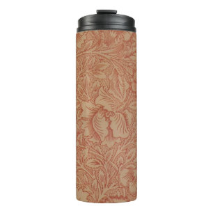 William Morris Pink Poppy Flower Floral Thermal Tumbler