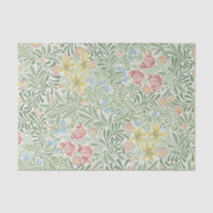 William Morris - Pink & Yellow Spring Flowers Tissue Paper