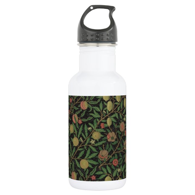 William Morris Pomegranate Classic Fruit 532 Ml Water Bottle (Front)