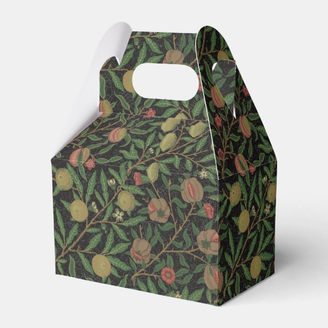 William Morris Pomegranate Classic Fruit Favour Box (Front Side)