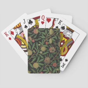 William Morris Pomegranate Classic Fruit Playing Cards