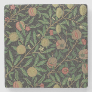 William Morris Pomegranate Classic Fruit Stone Coaster