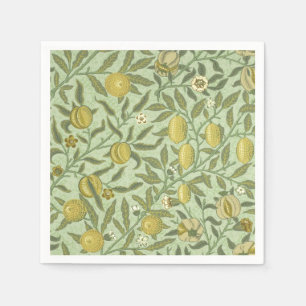 William Morris Pomegranate Fruit Design Napkin
