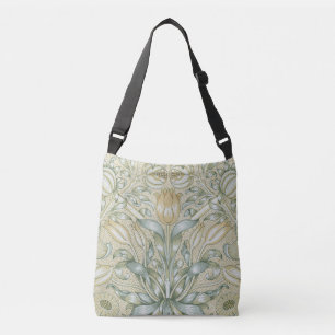 William Morris Pomegranate Pattern Antique Lily Crossbody Bag