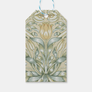 William Morris Pomegranate Pattern Antique Lily Gift Tags