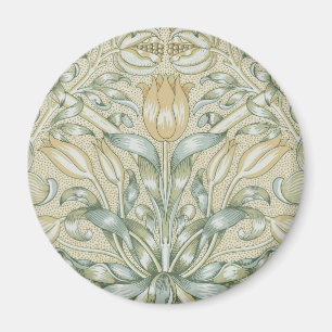 William Morris Pomegranate Pattern Antique Lily Magnet