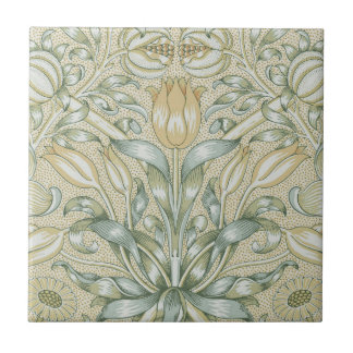 William Morris Pomegranate Pattern Antique Lily Tile