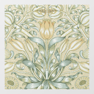 William Morris Pomegranate Pattern Antique Lily Window Cling