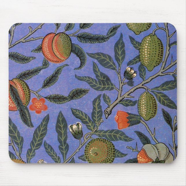 William Morris Pomegranate Wallpaper Mouse Mat (Front)