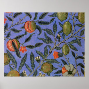 William Morris Pomegranate Wallpaper Poster