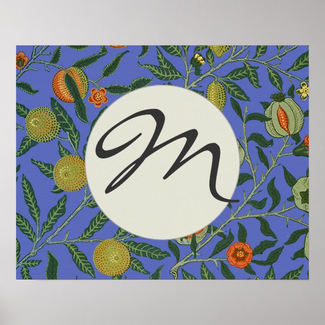 William Morris Pomegranate Wallpaper Poster (Front)