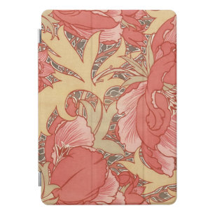 William Morris Poppies Floral Art Nouveau Pattern iPad Pro Cover