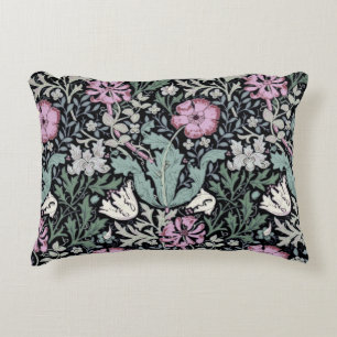 William Morris Poppy Botanical Victorian Wallpaper Decorative Cushion