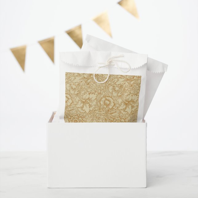 William Morris Poppy Floral Wallpaper Favour Bags (Party)