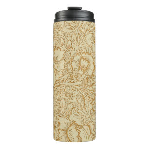 William Morris Poppy Floral Wallpaper Thermal Tumbler
