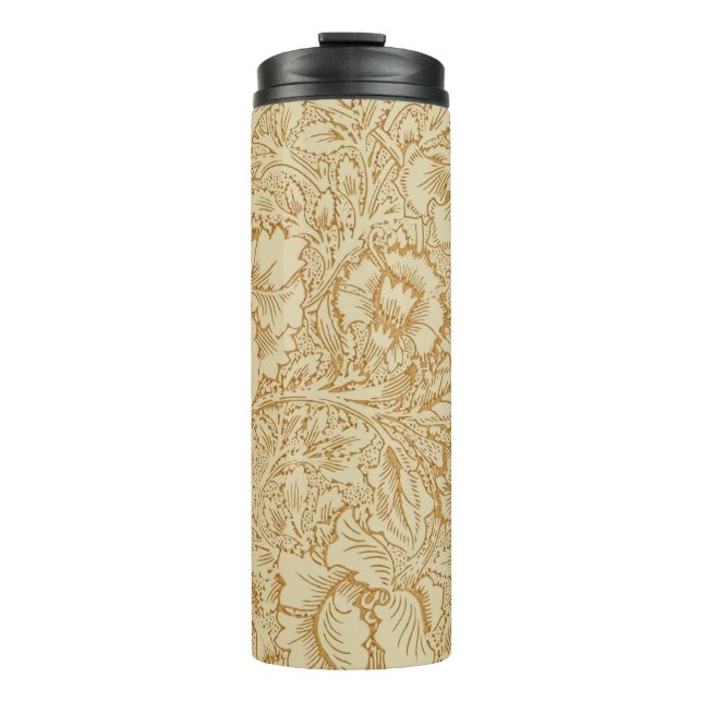 William Morris Poppy Floral Wallpaper Thermal Tumbler (Front)