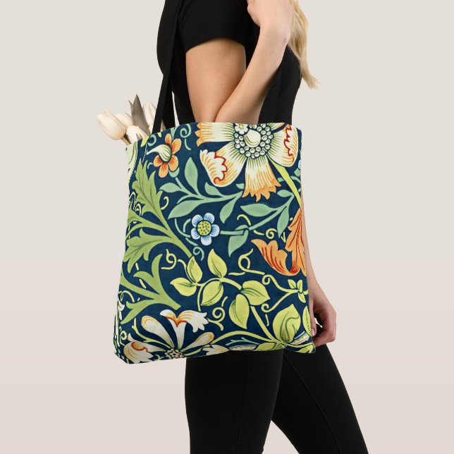 William Morris popular design, Compton, Tote Bag (Close Up)