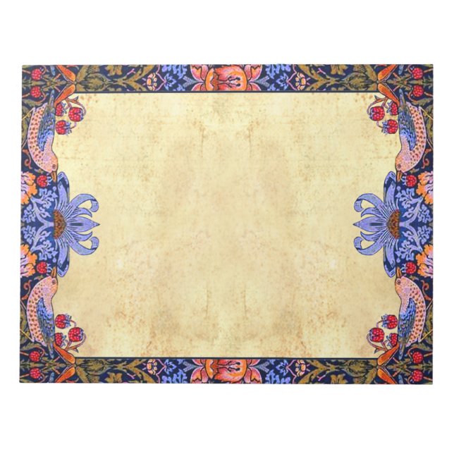 William Morris Pre-Raphaelite 11X8.5 in Notepad (Front)