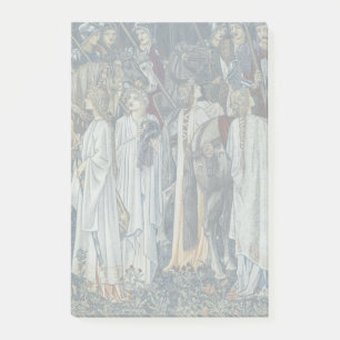 William Morris Quest for Holy Grail:Shield Forest Post-it Notes