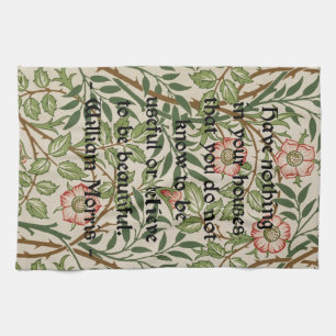 William Morris Quote Tea Towel