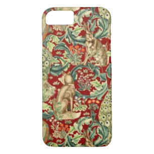 William Morris Red Pattern Forest iPhone 8/7 Case