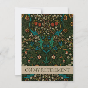 WILLIAM MORRIS RETIREMENT PARTY INVITATION