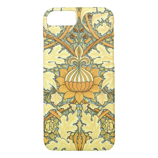 William Morris rich floral pattern Case-Mate iPhone Case (Back)