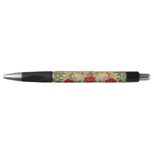 William Morris Rose & Birds Chintz Red