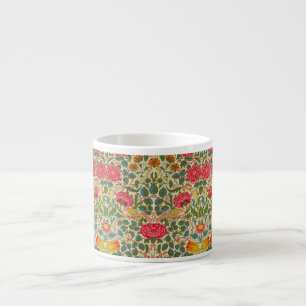 William Morris Rose Floral Chintz Pink Espresso Cup