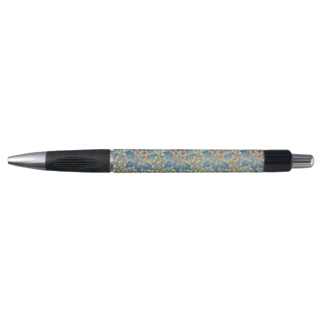William Morris Rose & Thistle Floral Blue (Front)