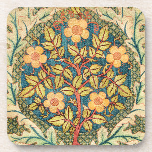 William Morris Rose Wreath Coaster