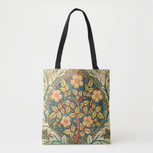 William Morris Rose Wreath  Tote Bag