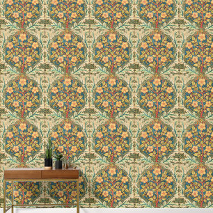 William Morris Rose Wreath Wallpaper