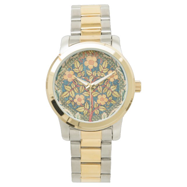 William Morris Rose Wreath Watch (Front)