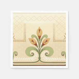 William Morris Row of Lilies Napkin