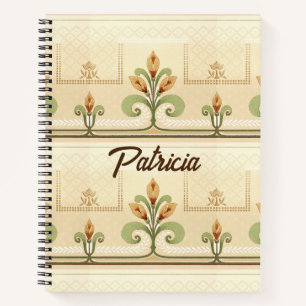 William Morris Row of Lilies  Notebook