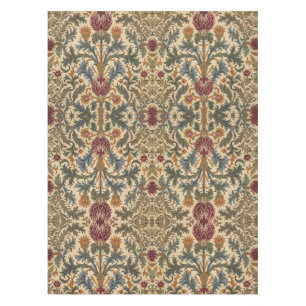 William Morris Scottish Thistle vintage floral Tablecloth