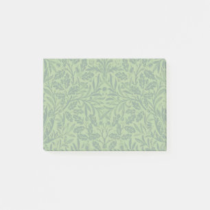 William Morris Seamless Green Oak Leaf Pattern Post-it Notes