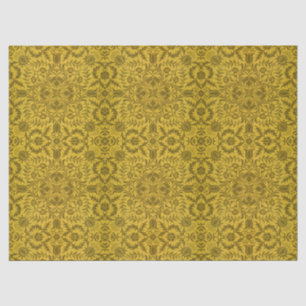 William Morris Seamless Vine Gold Yellow Pattern Tissue Paper
