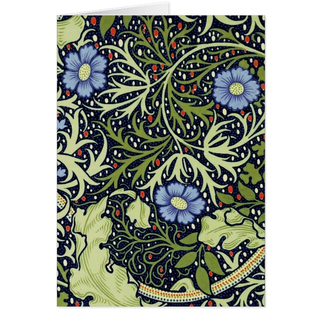 William Morris Seaweed Antique Flower (Front)
