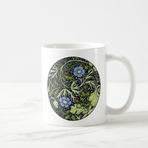 William Morris Seaweed Antique Flower Coffee Mug