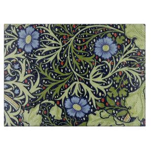 William Morris Seaweed Antique Flower Cutting Board