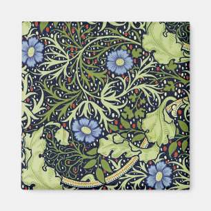 William Morris Seaweed Antique Flower Magnet