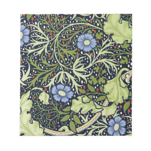 William Morris Seaweed Antique Flower Notepad